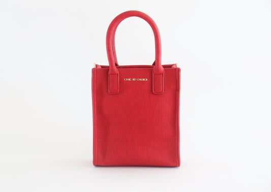 QUINN MINI TOTE CROSSBODY RED ALERT