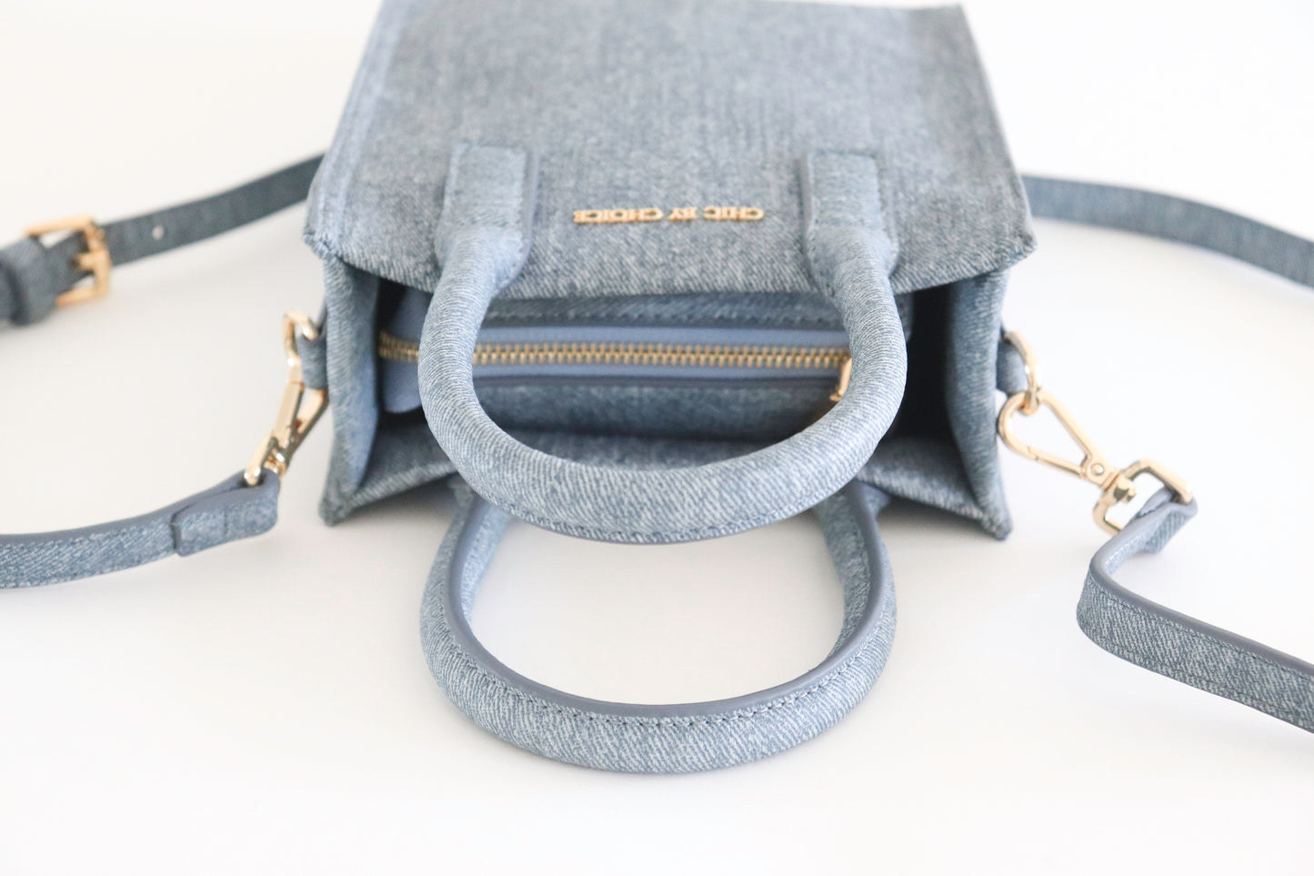 QUINN MINI TOTE CROSSBODY BLUE JAY