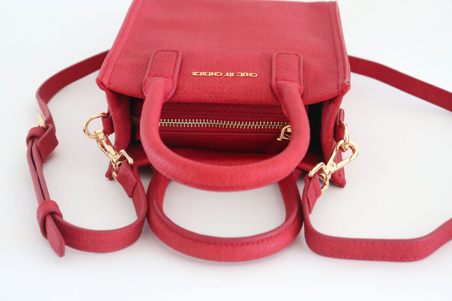 QUINN MINI TOTE CROSSBODY RED ALERT
